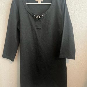 michael kors charcosl shift dress size xL
